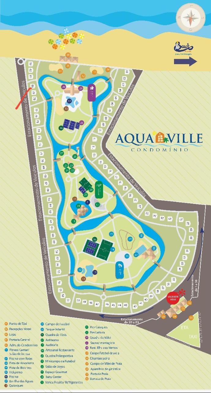 Av80101 - Aquaville Terreo - Porto Das Dunas - Ceara Aquiraz Ngoại thất bức ảnh